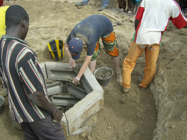 More brick laying